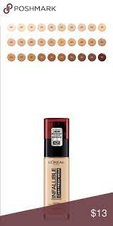 L Oreal Paris Infallible 24 Hrs 425 Linen Brand New Sealed Bottle L Oreal Makeup Foundation Loreal Paris Infallible Loreal Paris Loreal