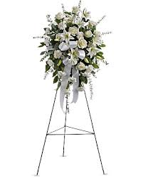 Sentiments Of Serenity Spray Sympathy Arrangement Teleflora