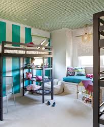 This pattern, inspired by the natural world, gives any surface a dimensional look with little effort. Kids Room With Striped Accent Wall Contemporary Girl S Room