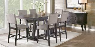 Hill Creek Black 5 Pc Counter Height Dining Room Rooms To Go In 2020 Counter Height Dining Room Tables Dining Room Sets Interior Design Dining Room