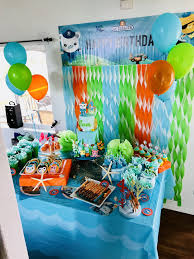 Pin By Nicole Comer On Birthday Party Ideas Octonauts Birthday Ocean Birthday Party Octonauts Birthday Party