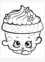 These alphabet coloring sheets will help little ones identify uppercase and lowercase versions of each letter. Cupcake Petal Shopkin Coloring Page Cute Cupcake Coloring Pages Free Transparent Png Clipart Images Download