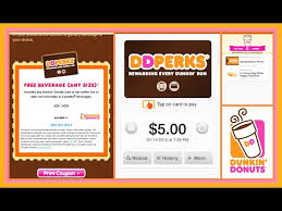 Dunkin' donuts llc, also known as dunkin, is an american multinational coffee and doughnut company, as well as a quick service restaurant. Free Dunkin Donuts Coffee 5 Gift Card Easy How To The Dd App Youtube