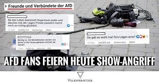 Gesamtes angebot zdfheute zdfkultur zdftivi zdf zdfinfo zdfneo. So Hasserfullt Bejubeln Afd Fans Den Angriff Auf Das Team Der Heute Show Volksverpetzer