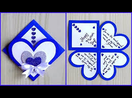 If you think your hubby might need a little help or some ideas, feel free to show him this list of homemade mother's day cards to make with the kids! Easy And Beautiful Card For Mother S Day Mother S Day Card Making Very Easy Handmade Youtube