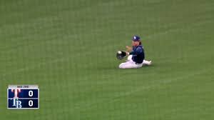 Watch as brett phillips raw & emotional reaction to instant classic world series moment in condensed game: Brett Phillips Sliding Catch 04 12 2021 Tampa Bay Rays