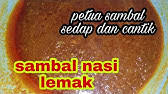 Sambal nasi lemak terengganu menggunakan ikan aya atau tongkol berbeza dengan nasi lemak biasa yang menggunakan ikan bilis untuk sambalnya. Sambal Terbaik Untuk Nasi Lemak Youtube