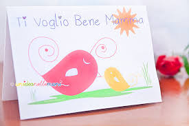 Oggi son tre, mi dirai. Festa Della Mamma Biglietti Auguri Per Bambini