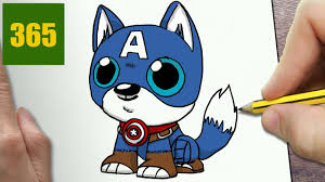 Maybe you would like to learn more about one of these? Comment Dessiner Chien Captain America Kawaii Etape Par Etape Dessins Kawaii Facile Youtube