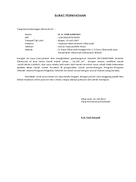 Kamu juga harus memberikan surat pernyataan ahli waris. Surat Pernyataan Ahli Waris