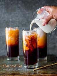 Easy Thai Tea Recipe Homemade Thai Iced Tea Recipe White On Rice Recipe Thai Tea Recipes Iced Tea Recipes Homemade Iced Tea