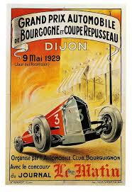 Grand Prix Auto Dijon Vintage Racing Poster Vintage Posters Grand Prix Posters