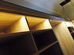 Wardrobe Led Strip Lighting Custom Made A Bit Tricky To Install But We Did It Very Effective No Shado Australian Lighting Led Strip Lighting Discount Lighting