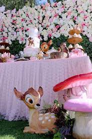 Bambi party supplies and decorations. Gorgeous Bambi 1st Birthday Party Pretty My Party Party Ideas