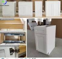 Thailand Manufacture Painted Framed and Frameless Luxury Kitchen Cabinets  Complete Sets