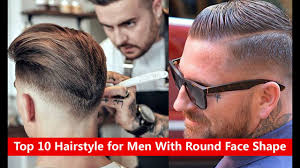 5.14 high skin taper fade with thick slicked back hair. Top 10 Hairstyle For Men With Round Face Shape Round Face Shape Hairstyle For Men Youtube