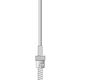 Jumo 902190 Push-in RTD temperature probe (-50 ~ +350 °C ...