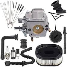 The spark plug is a device for delivering an electric current from the ignition coil to the combustion the stihl ms 460 magnum spark plug has a threaded metal shell and a porcelain shell with a electrode in the center and a ground electrode. Amazon Com Hayskill Carburetor For Sthil Ms 440 460 Ms440 Ms460 044 046 Chainsaw Parts Replace 1128 120 0625 With Air Filter Fuel Line Spark Plug Repower Kit Zama Hd 17a Hd 16d Carb Garden Outdoor