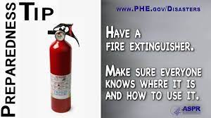 If you are not familiar with fire extinguishers and have not been trained in their use, do not attempt to use them! Preparedness Tip Fire Extinguisher Psas For Disasters Cdc