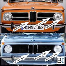 Early 2002 Models Had A Very Different Grill Than The Late Models Not Only Was The Kidney Grill Redesigned With Larger Bmw Classic Cars Classic Cars Bmw 2002