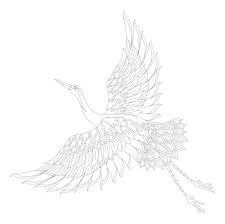 Creating or simply coloring mandalas is a highly effective process. Free Vector Red Crowned Crane Adult Coloring Page