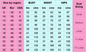 Ladies Us Sizes Womens Fashion Online Womens Size Chart