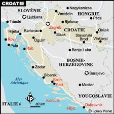 Carte croatie avec les grandes villes et les routes. Carte Croatie Plan Des Sites Incontournables Lonely Planet