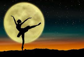May 4th New Moon It S Time To Embrace All That You Re Capable Of Silhouette Painting Ballerina Silhouette Fantasy Illustration