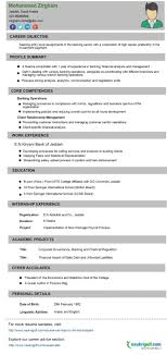 Cv Format Banking Finance Resume Sample Naukriuglf Com For Freshers Bank Finance Banking
