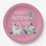 Pink Alpaca Paper Dinnerware from www.zazzle.com