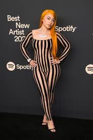 Ice Spice Shuts Down The Red Carpet In A Lingerie Inspired See Through Look  19500 | Hot Sex Picture