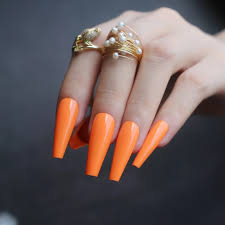Maybe you would like to learn more about one of these? Orange Summer Long Luxury Coffin Neon Red Uv Acrylic Nails White Salon Extra Gel Fasle Nails Black False Nails Aliexpress
