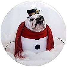 Pin On Bulldog Christmas Ornaments
