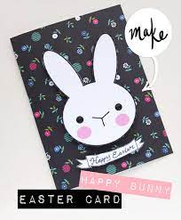 Diy #homemade #easter #bunny #card learn how to make easter cards this year with crafting assembly video tutorial for the easter bunny cube card cutting files designed by marji roy of. Easter Craft Happy Bunny Easter Card My Poppet Makes