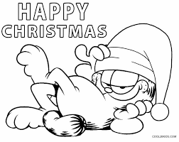 Garfield Christmas Coloring Pages Halloween Coloring Pages Christmas Coloring Pages Cartoon Coloring Pages