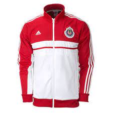 Show Your Support For The Rebano Sagrado With This Adidas Chivas De Guadalajara Anthem Soccer Jacket Full Zip Jacket With Team Soccer Chivas Soccer Top Soccer