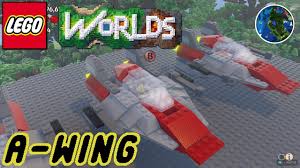 Lego Worlds A Wing Starfighter Star Wars Lego Worlds Starfighter World