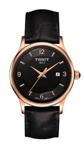 Black And Gold Watch Womens Tissot Rose Dream Lady Quartz 18k Rose Gold Case Black Dial Watch With Black Leather Strap Black Leather Strap Best Watches For Men Gold Watches Women