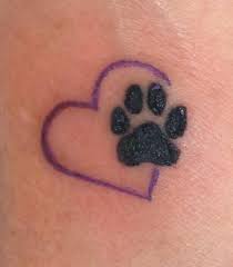 Or maybe something that has like a paw print and a heart somewhere on it. Gallery For Dog Paw Heart Tattoo Pawprint Tattoo Print Tattoos Paw Tattoo