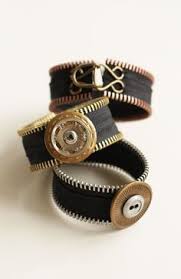Zipper Bracelet Diy Google Search Bracelet Fermeture Eclair Bijoux Textile Bijoux Bracelet