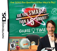 When there are multiple choices, the right answer is in italics. Are You Smarter Than A 5th Grader Game Time Gameplay Ign