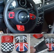 Mini Cooper Accent Steering Wheel Trim Kit R55 R56 R57 R58 R59 R60 R61 Mini Countryman Accessories Mini Cooper Mini Cooper Accessories