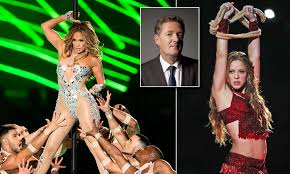 Shakira and jennifer lopez headlined the super bowl halftime show, performing a medley of their hits. Piers Morgan J Lo And Shakira S Halftime Show Had Nothing To Do With Feminism Daily Mail Online