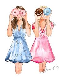 Friends Friends Illustration Drawings Of Friends Best Friend Drawings