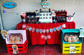 Paw Patrol Snack Table Mesa De Snack Tema Patrulla Canina
