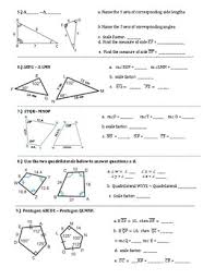 Students will get practice with comparing shapes through angles, segments and ratios. Similar Figures And Scale Factors Introduction And Practice By Math Maker
