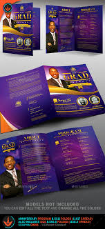 Graduation planning 101 how to craft an official graduation program. Graduation Program Graphics Designs Templates