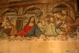 Cina cea de taină (în italiană il cenacolo sau la ultima cena) este o pictură murală a lui leonardo da vinci, realizată cina cea de taină, care este una din cele mai celebre picturi din istoria universală a artelor, se găsește în fosta sală de mese a bisericii dominicane santa maria delle grazie din milano. Cina Cea De TainÄƒ A Lui Leonardo Da Vinci Tapiseria De La Vatican Webphoto Ro