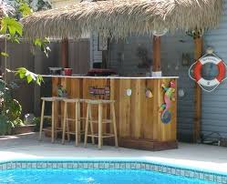 Outdoor wet bar via hgtv. Beach Tiki Bar Ideas For The Home Backyard Tiki Bars Backyard Outdoor Tiki Bar Backyard Bar Ideas