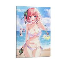 Amazon.com: Sexy Anime Girl The Quintessential Quintuplets Nakano Nino  Painting On Canvas Wall Art Poster Scroll Picture Print Living Room Walls  Decor Home Posters 24x36inch(60x90cm): Posters & Prints